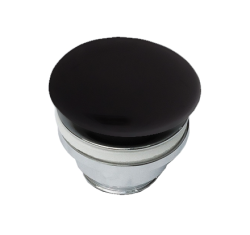 The Artceram Black Porcelain Cap Click-Clack Basin Waste