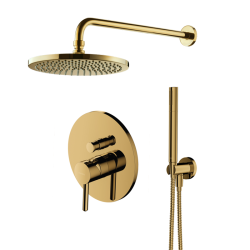 Y ∅250 GOLD Concealed Shower System Set