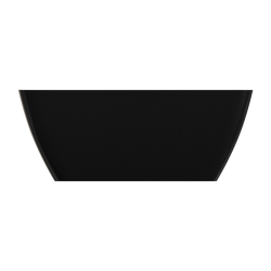 PARMA 160 Free-Standing Bathtub Black/White