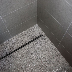 Neo Slim Black PRO Linear Shower Floor Drain