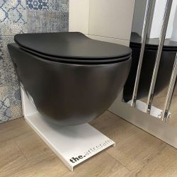 FILE 2.0 RIMLESS 52 BLACK Hung Toilet