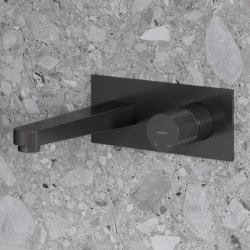 CONTOUR 185 ANTHRACITE Single Lever Concealed Basin Mixer