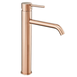 LUNGO 185 ROSE GOLD Single Lever Tall Basin Mixer