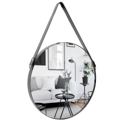 Loft Round Framed Mirror ∅60 with Strap