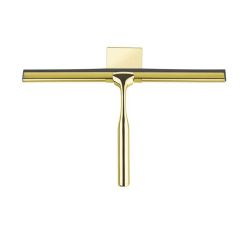 Gold Glass Wiper With Holder