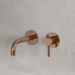 Y 160 COPPER  Wall-mounted Concealed Single Lever Basin Mixer