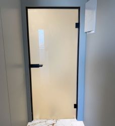 CLEO NERO Glass Interior Frame Door
