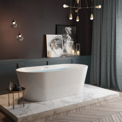 Milano 150 Free-Standing Acrylic Bathtub