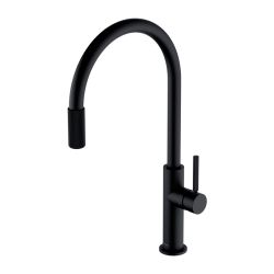 SWICH BLACK MATT Single Lever Kitchen Sink Mixer Compatible With Filtering Systems
