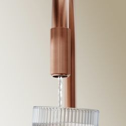 SWICH BRUSHED COPPER Single Lever Kitchen Sink Mixer Compatible With Filtering Systems