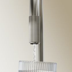 СМЕСИТЕЛ за кухня никел съвместим със системи за пречистване на вода Switch 