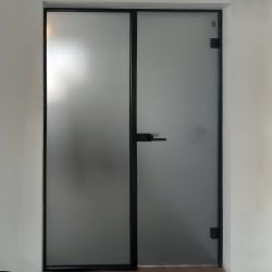 LUXAR S Glass Interior Black Frame Enclosure